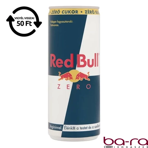 Energiaital RED BULL Zero 0,25L DRS