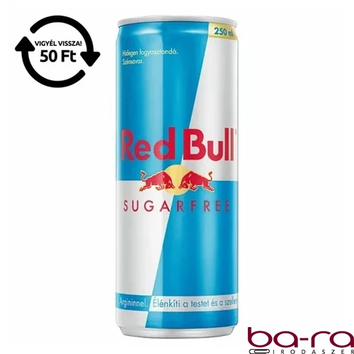 Energiaital RED BULL cukormentes 0,25L DRS