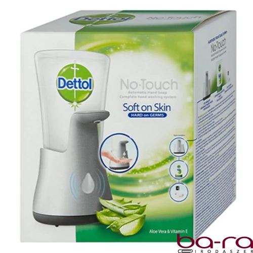 Érintés nélküli antibakteriális kézmosó készülék+utántöltő DETTOL aloe verás 250ml