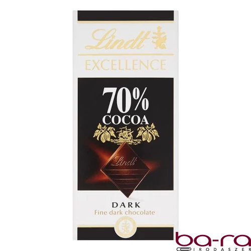 Étcsokoládé táblás LINDT Excellence 70%-os kakaótartalom 100 g