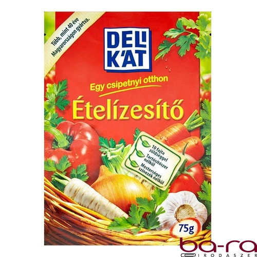 Ételízesítő DELIKÁT jódozott sóval 75 g