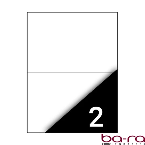 Etikett FORTUNA 210x148mm univerzális 200 címke/doboz 100 ív/doboz