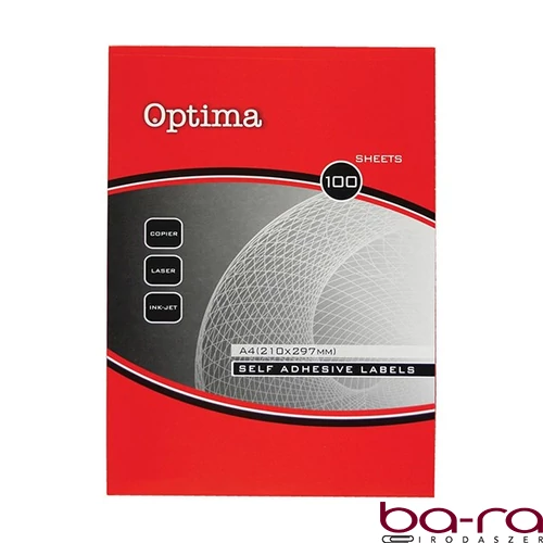 Etikett OPTIMA 32109 kör 60mm 1200 címke/doboz 100 ív/doboz
