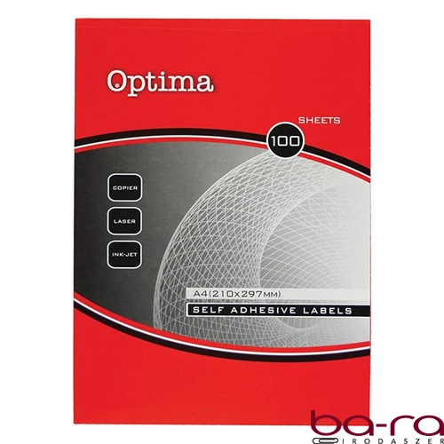 Etikett OPTIMA 32143 192x70mm 400 címke/doboz 100 ív/doboz