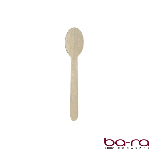 Evőkanál eldobható fa BIO 16cm 100 darabos