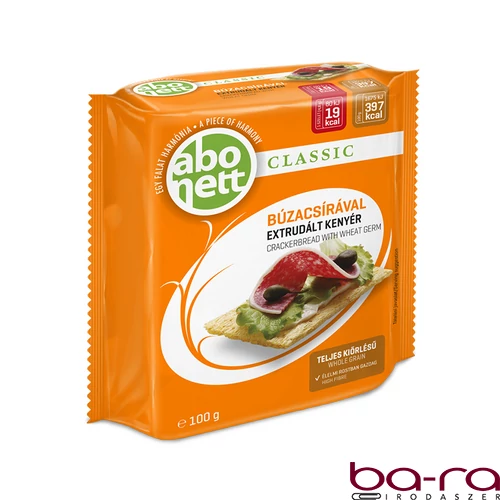 Extrudált kenyér ABONETT búzacsírával 100 g