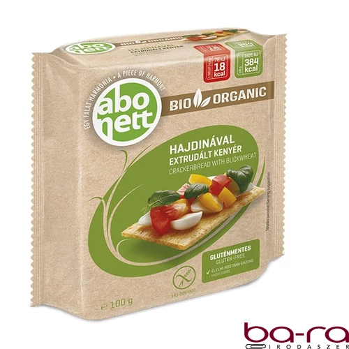 Extrudált kenyér ABONETT gluténmentes hajdinával 100 g
