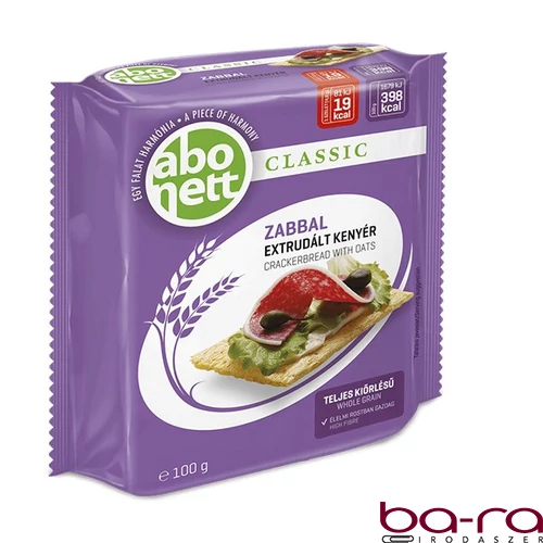 Extrudált kenyér ABONETT zabbal 100 g