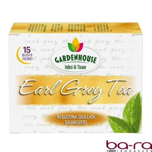 Fekete tea GARDENHOUSE Earl Grey 15x2 g