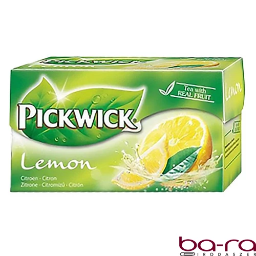 Fekete tea PICKWICK ízesített citrom 20 filter/doboz