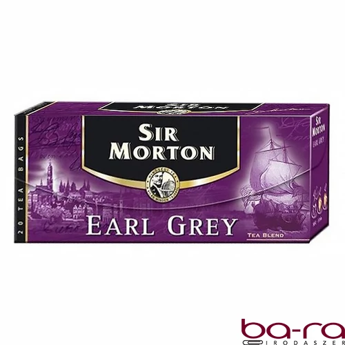 Fekete tea SIR MORTON Earl Grey 20x1,5 g