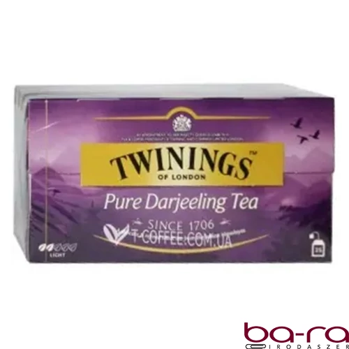 Fekete tea TWININGS Darjeeling 25 filter/doboz