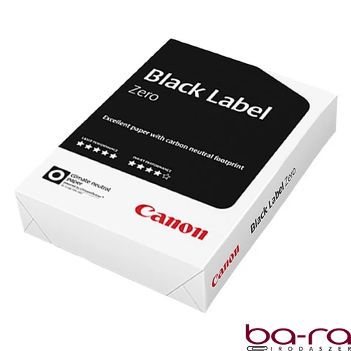 Fénymásolópapír CANON Black Label Zero A/4 80 g 500 ív/csomag
