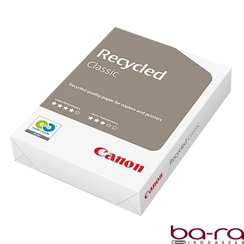 Fénymásolópapír CANON Recycled Classic újrahasznosított ISO 55-s A/4 80 g 500 ív/csomag