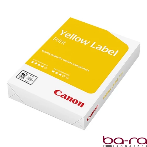 Fénymásolópapír CANON Yellow Label Print A/4 80 g 500 ív/csomag