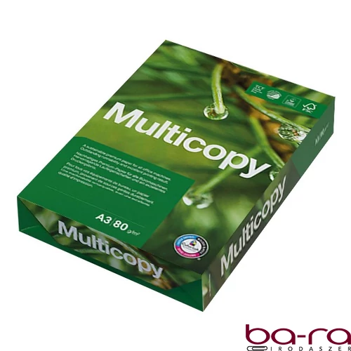 Fénymásolópapír MULTICOPY A/3 80 g 500 ív/csomag