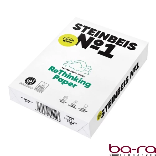 Fénymásolópapír STEINBEIS NO 1. ISO 70-s A/4 újrahasznosított 80 g 500 ív/csomag