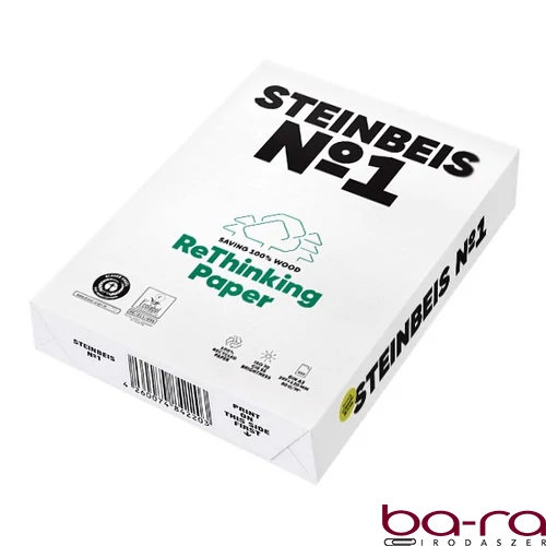Fénymásolópapír STEINBEIS NO 1. ISO 70-s A/3 újrahasznosított 80 g 500 ív/csomag