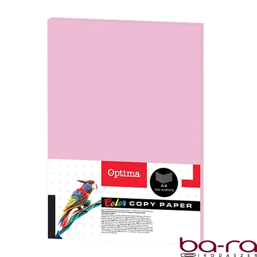 Fénymásolópapír színes OPTIMA A/4 75 g neon pink 100 ív/csomag