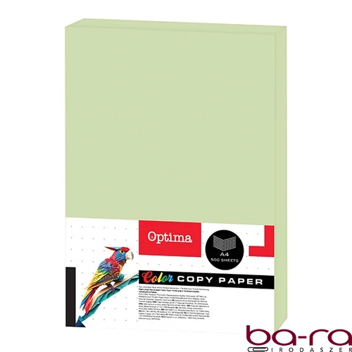 Fénymásolópapír színes OPTIMA A/4 80 g pasztell zöld 500 ív/csomag