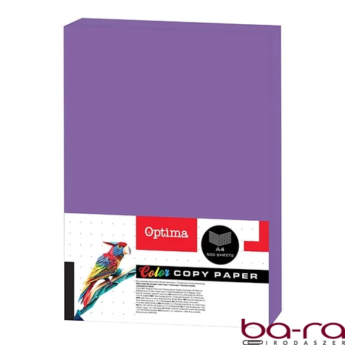 Fénymásolópapír színes OPTIMA A/4 80 g lila 500 ív/csomag
