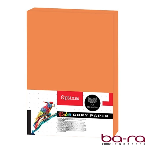 Fénymásolópapír színes OPTIMA A/4 80 g narancssárga 500 ív/csomag