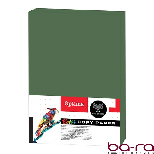 Fénymásolópapír színes OPTIMA A/4 80 g sötétzöld 500 ív/csomag