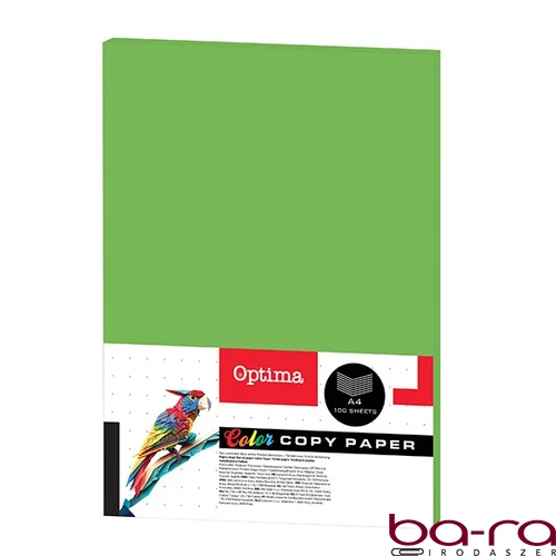 Fénymásolópapír színes OPTIMA A/4 80 g zöld 100 ív/csomag