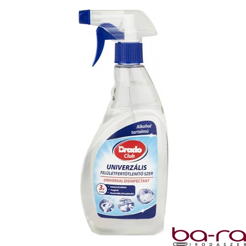 Fertőtlenítőszer BRADOCLUB univerzális 500 ml szórófejes