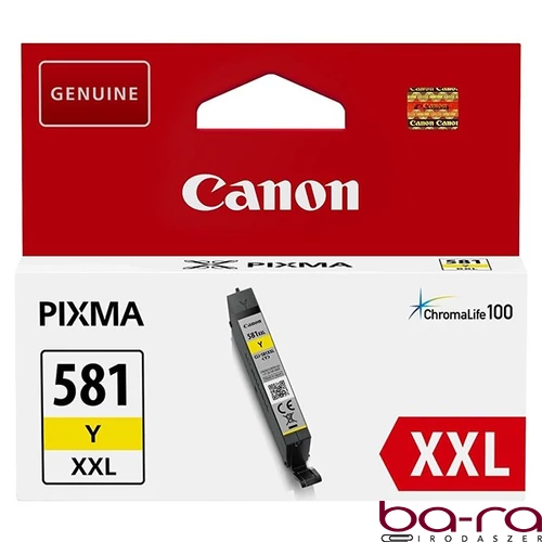 Festékpatron CANON CLI-581 XXL sárga