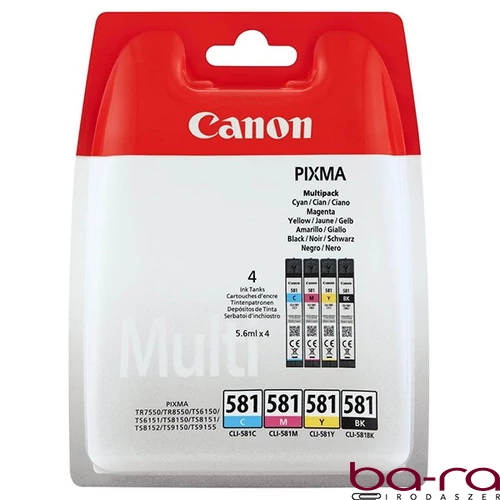 Festékpatron CANON CLI-581 multipack (CMYB)