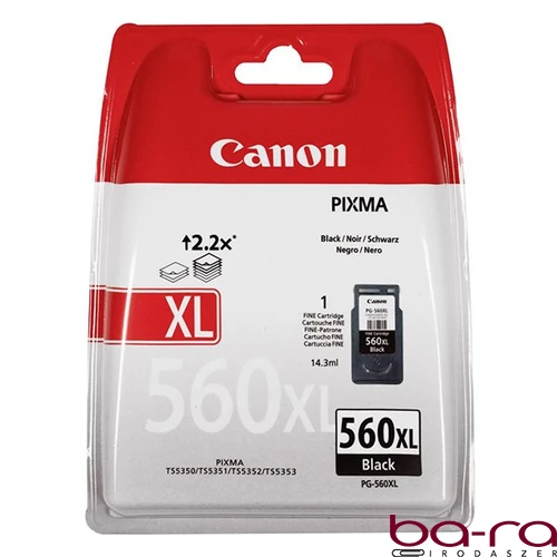 Festékpatron CANON PG-560XL fekete 12,2ml
