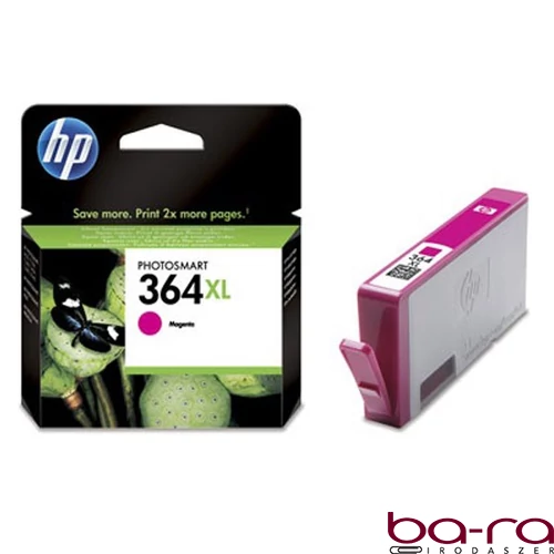 Festékpatron HP CB324EM (364XL) vörös