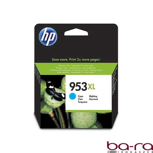 Festékpatron HP F6U16AE No.953XL kék 20ml