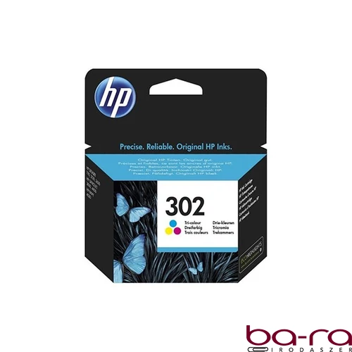 Festékpatron HP F6U65AE (302) színes