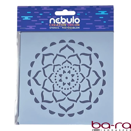 Festősablon NEBULO műanyag lap mandala