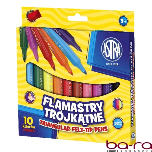 Filctoll ASTRA jumbo háromszög 12 darabos