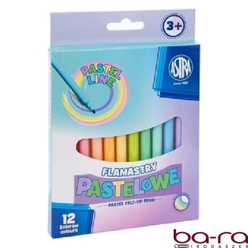 Filctoll ASTRA pasztell 12 darabos