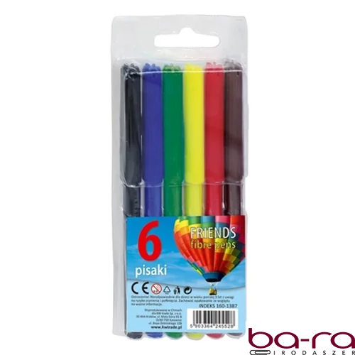 Filctoll FIORELLO színes 6 darabos
