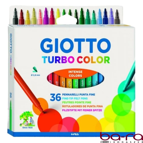Filctoll GIOTTO Turbo color akasztható 36 darabos