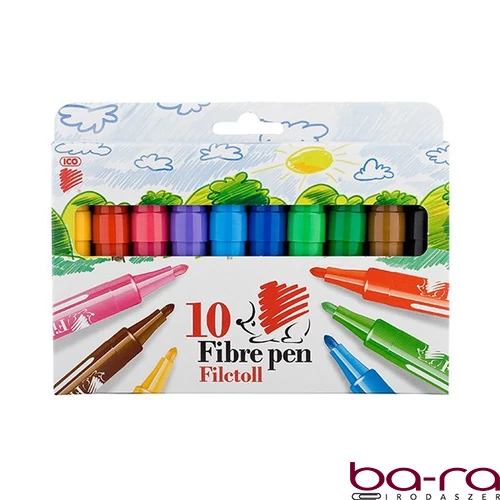 Filctoll ICO Süni Jumbo Fibre Pen 10 darabos
