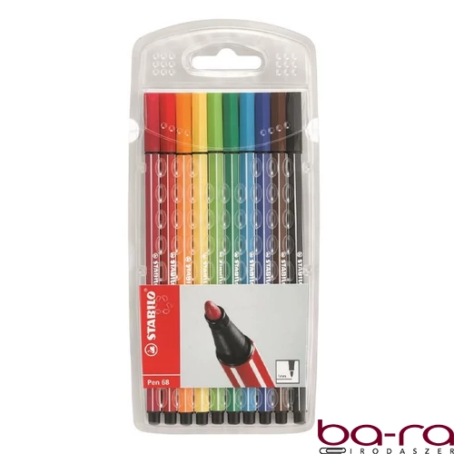 Filctoll STABILO Pen 68 10 darabos