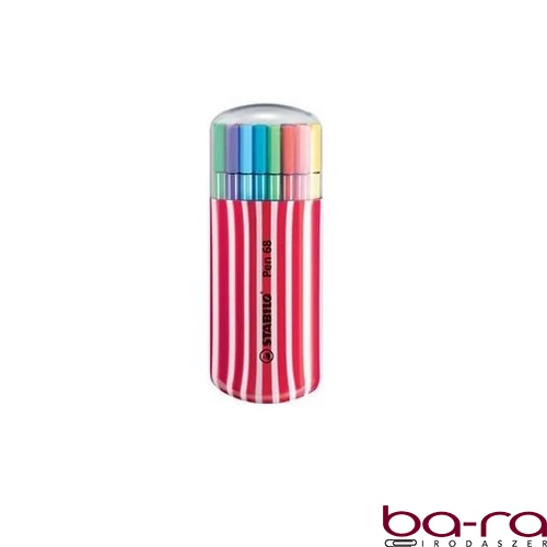 Filctoll STABILO Pen 68 20 darabos Zebrui Berry