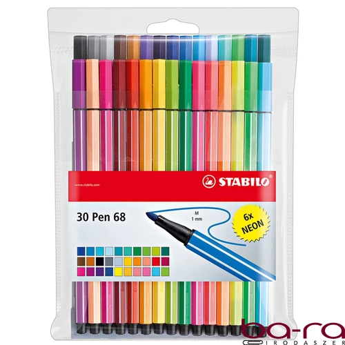 Filctoll STABILO Pen 68 30 darabos