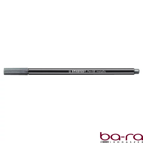 Filctoll STABILO Pen 68 metallic ezüst