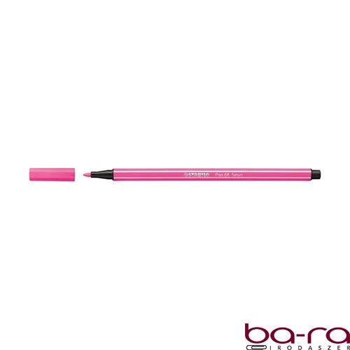 Filctoll STABILO Pen 68 neon rózsa