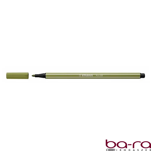 Filctoll STABILO Pen 68 sárzöld