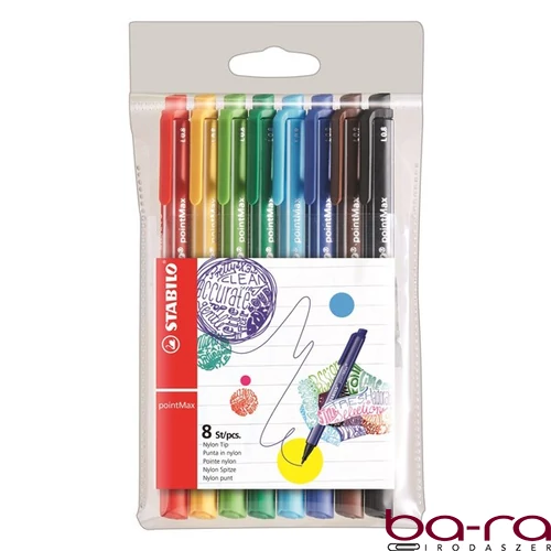 Filctoll STABILO PointMax 0.8 8 darabos