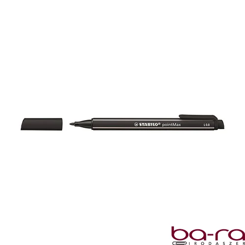 Filctoll STABILO PointMax 0.8 fekete