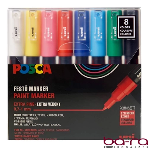 Filctoll UNI Posca PC-1M 8 darabos